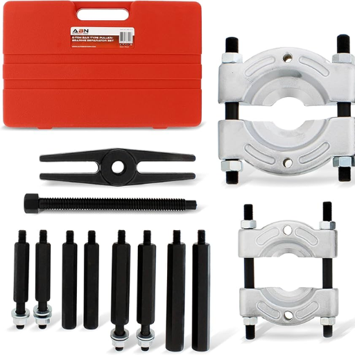 Are there any tips for using a bearing separator on different vehicle parts