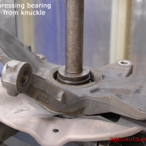 How do I properly press in new wheel bearings