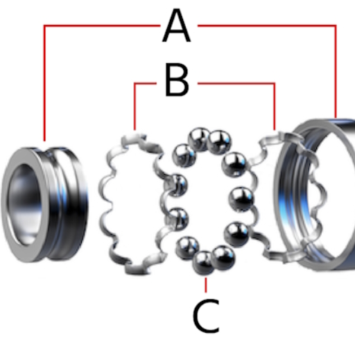 How do roller bearings differ from ball bearings