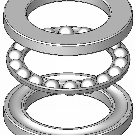 How do thrust ball bearings compare to other bearing types