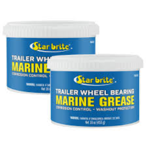 How does marine wheel bearing grease protect against rust and corrosion
