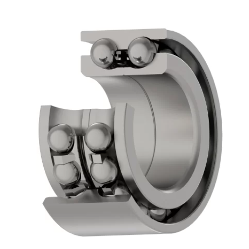 What are angular contact bearings and how do they work