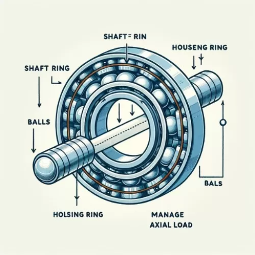 What are thrust bearings and how do they function