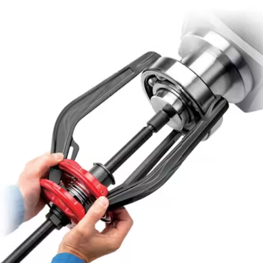 What safety precautions should I take when using a bearing separator
