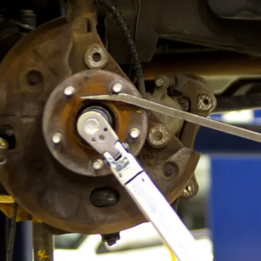 What's the process for pressing out old wheel bearings