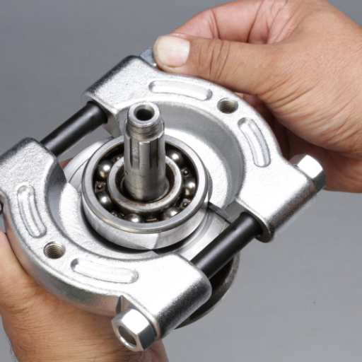 What's the step-by-step process for using a bearing separator