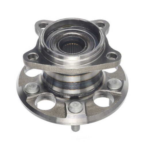 How can you differentiate between front and rear wheel bearing problems