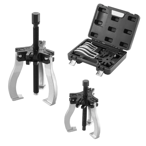 What safety precautions should I take when using a bearing wheel puller